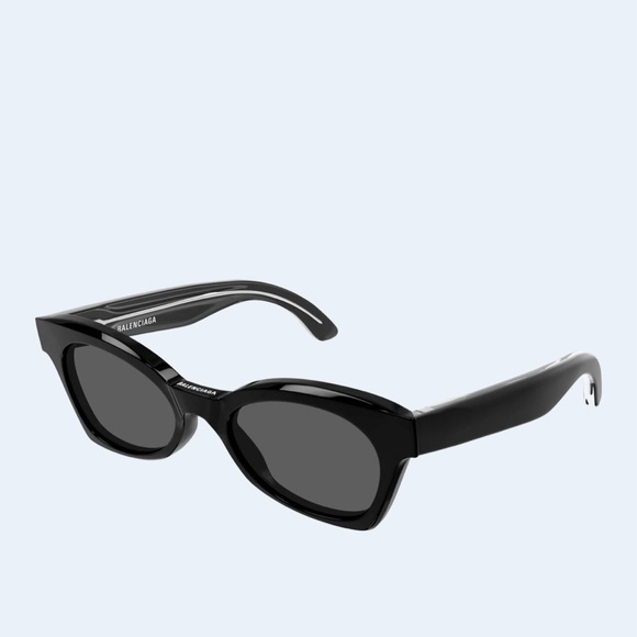 NEW BALENCIAGA BBO23OS 001 BLACKCAT EYE WOMEN SUNGLASSES